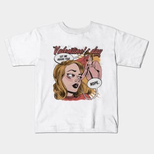 Comic style  valentine Day art Kids T-Shirt